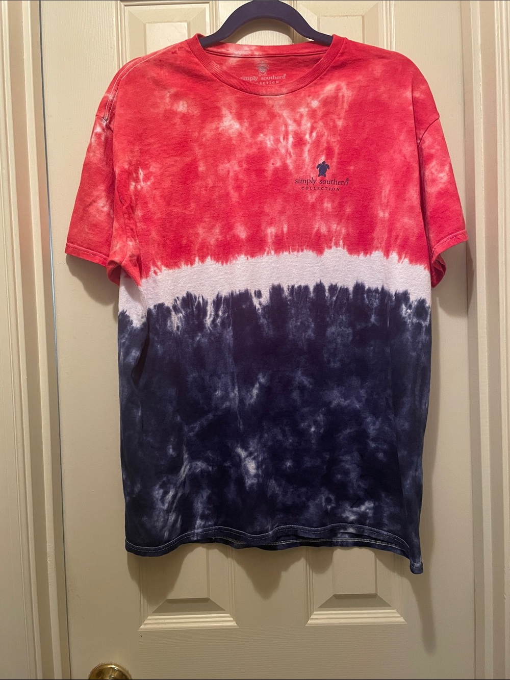 Tie-dye Simply Southern shirt